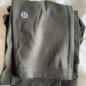 Lululemon size 2 leggings dark green